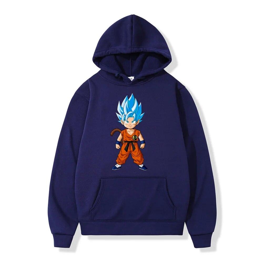 Japanese Anime Hoodie Unisex Women Dragon-ball Hip Hop Winter Fleece Hooded Unisex Harajuku Sweatshirts Clothes Male Dropshipping