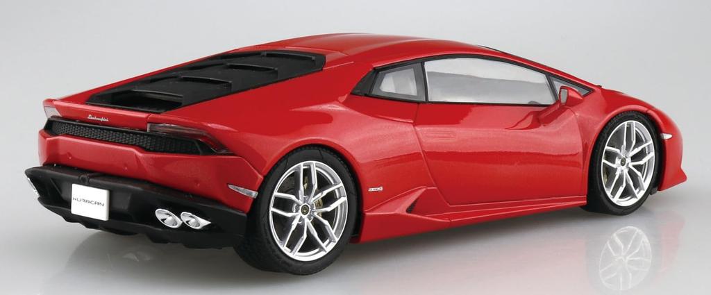 Aoshima Bunka Kyozai Model Series 2014 Lamborghini Huracan Red Painted Plastic Model Kit Co., Ltd. (AOSHIMA) 1/24 Pre-painted 04-C