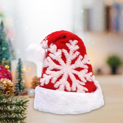 Christmas Hat Costume Accessories Decorative Soft Headgear Santa Claus Xmas for