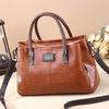 New Fashion Trend Retro Contrasting Color Personalized Handbag Crossbody Three-layer Large Capacity Pillow Bag Women's Bag