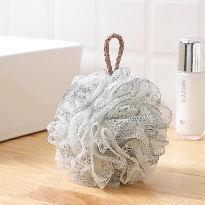 

Роскошный большой мягкий шарик для ванны и душа – Прочный, милый, пенящийся скраб для женщин