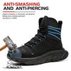 Men's Work Safety Boots Anti-smash and Anti-puncture Steel Toe Protective Shoes Men Breathable and Comfortable High-top Boots