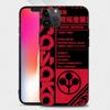 Cyber Style Punks Black Phone Case Iphone15 14 13 12 11 Pro Max Mini X 7 8 Soft Case