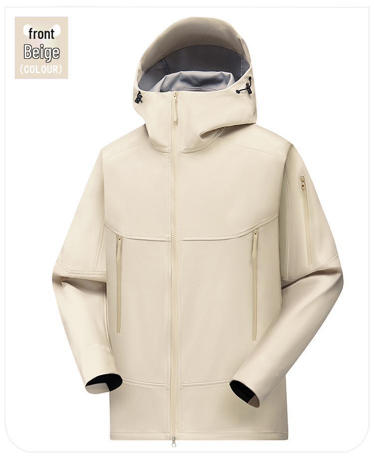 Men's Autumn Hooded Windbreaker: Korean Style, Versatile, Handsome, Youthful Workwear.