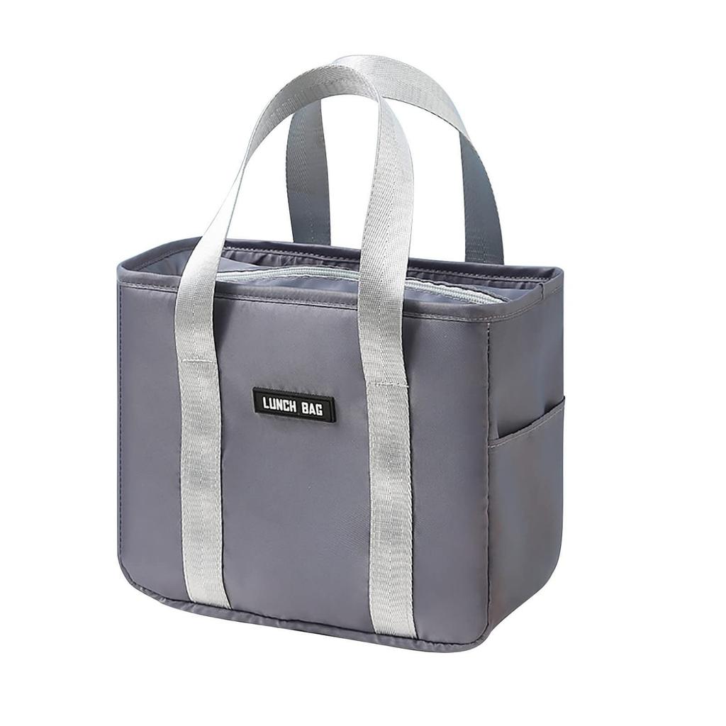 Lunch Box, Large Capacity Thermal Bag, Food Delivery Storage Container For Cooler Travel Picnic Pouch