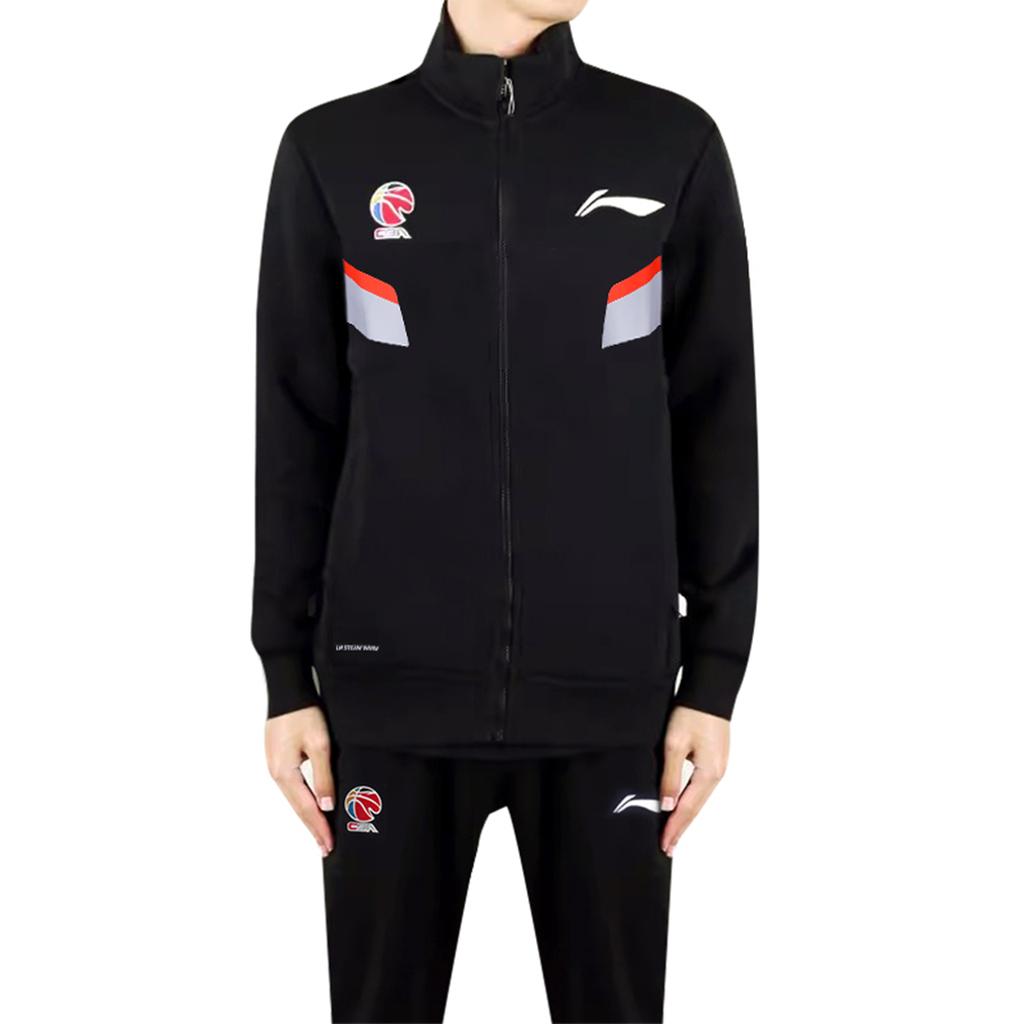 Li Ning Jackets Unisex Black Stand Collar Moderate Instructor AWDW561-1