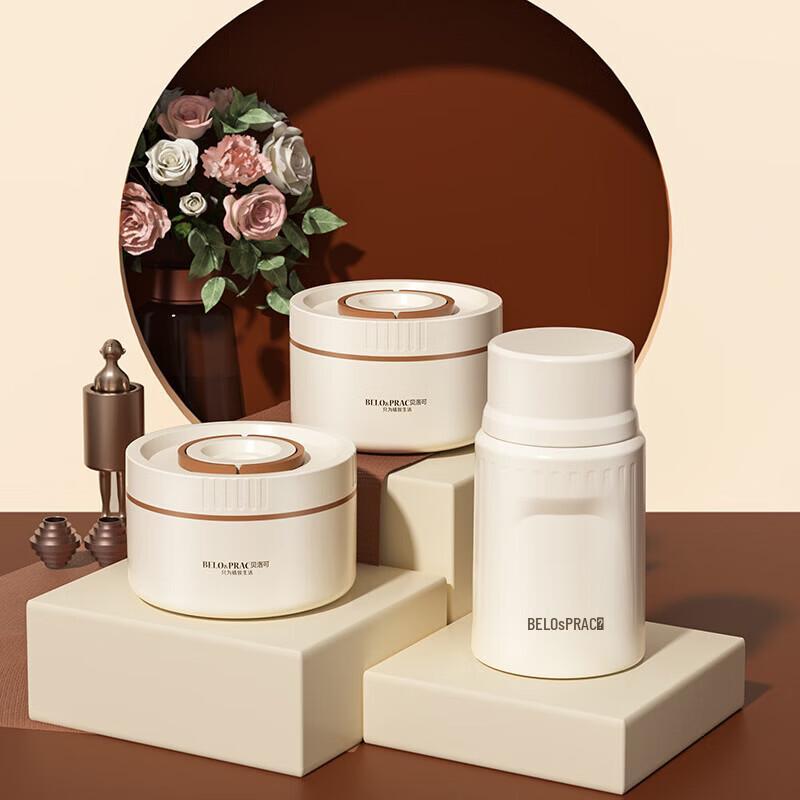 BELO&PRAC Portable Thermos & Lunch Box Set