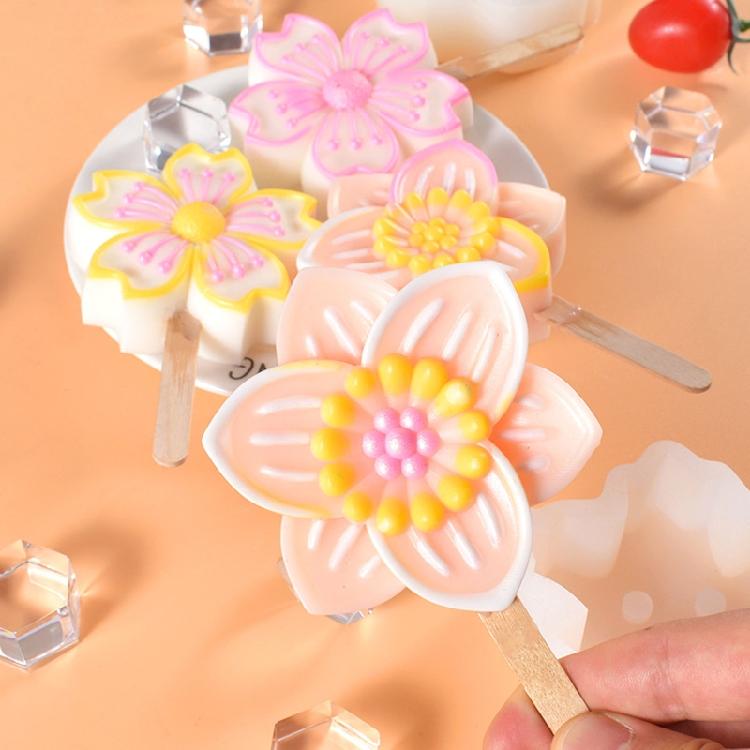 Ice Cream Maker Ice Cream Tray Silicone Material for Kitchen DIY Hand Making