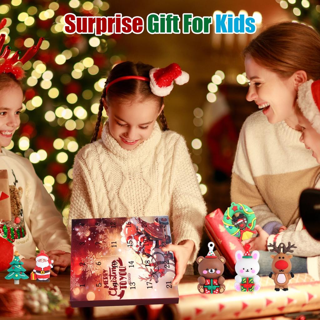 Christmas Countdown Calendar, 24 Christmas Countdown Calendars, Christmas Sets, Christmas Surprise Party Gifts, Christmas Blind Boxes