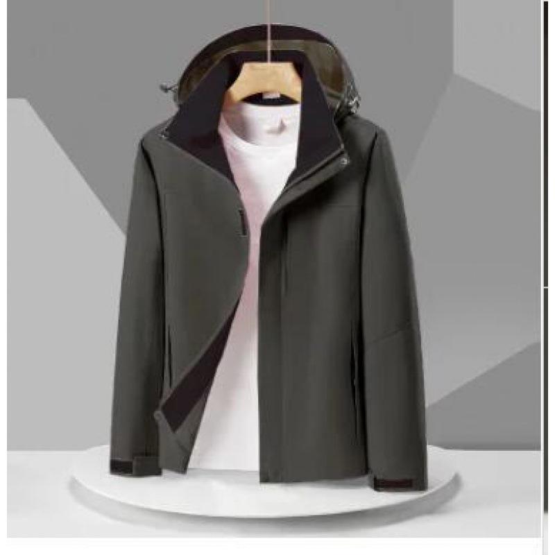 

Жіноча легка водонепроникна куртка зі знімним капюшоном - весняно-осінній костюм для альпінізму 2XL