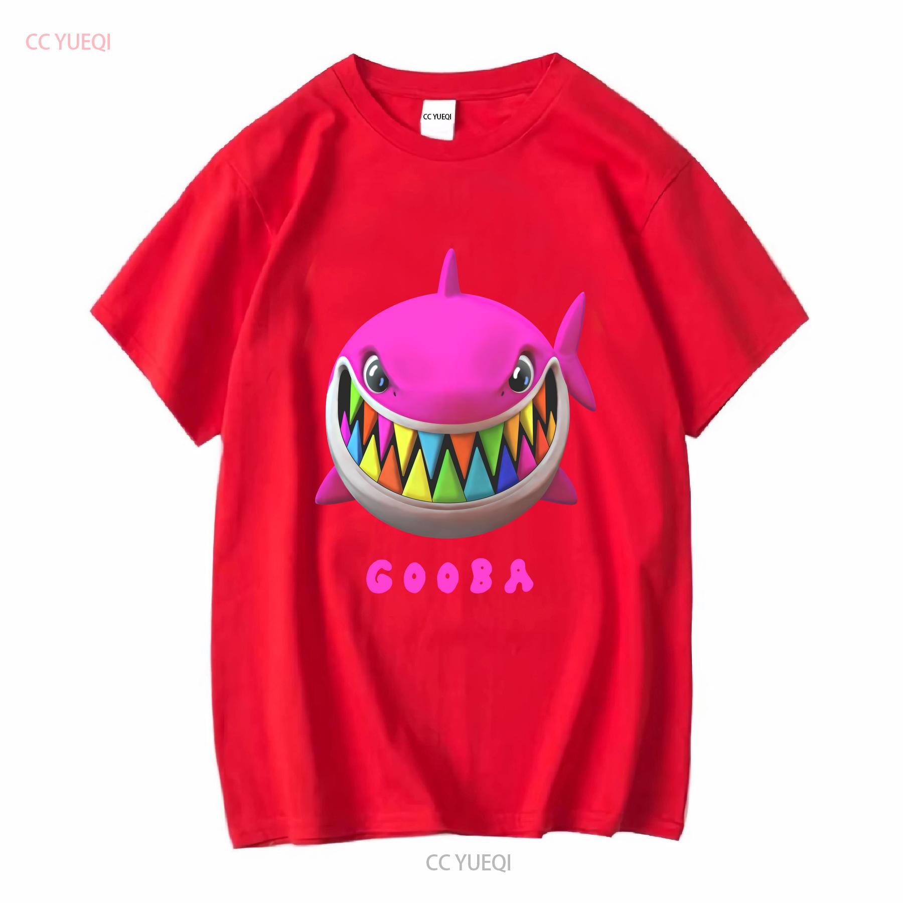 Tekashi 69 6ix9ine Gooba Shark Rap T Shirt Black Rainbow Double Sided Mens Large vintage Washed Unisex designer clothes Casual S