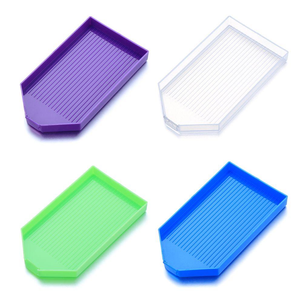 1Pcs Plastic Square Tray Plate 5D DIY Diamond Painting Tool Embroidery Sewing Accessories Large Capacity Big Drill Plate