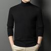 Autumn and Winter Casual Versatile Solid Color Warm Bottoming Shirt Men's Knitted Sweater