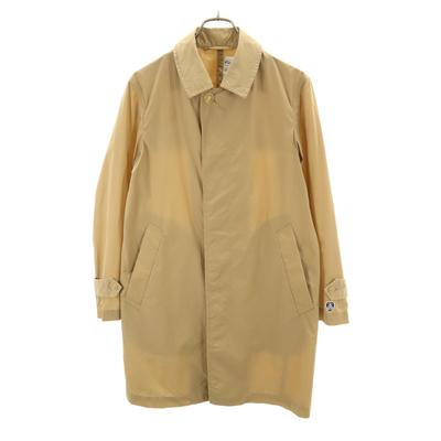 Abrigo con cuello de acero inoxidable 2 beige Hombre Usado