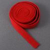 Red 5 Meters Wool Felt Ribbon 3 Rolls Colorfast Environmentally Friendly Fabric for Crafting Christmas Tree Ornaments DIY