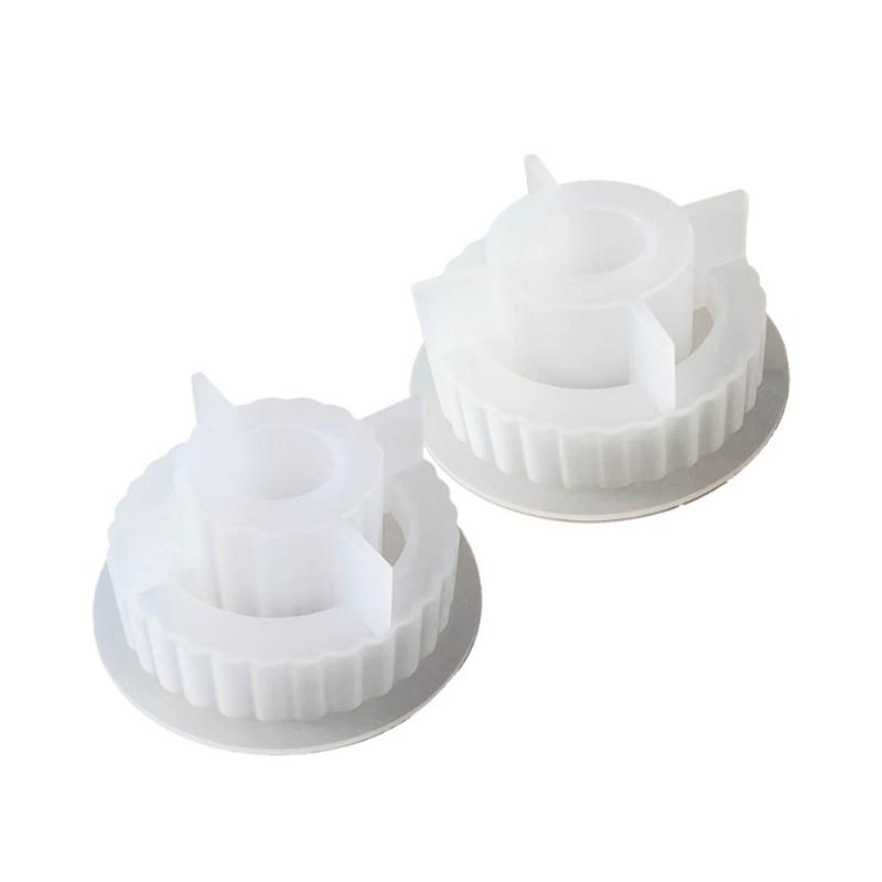 Candle Mould Decors Casting Molds DIY 3D Silicone Mould Cylinders Striped Mould Silicone Molds Handicrafts Candle Holder