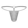 Per Uomo G-string Lucido Perizoma Vita Sottile Tasca Sporgente Anello a O Dorso a T Slip