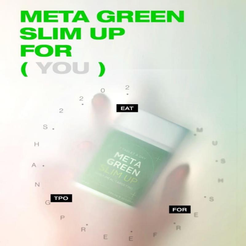 Vital Beautie Meta Green Slim Up 60 Tablets for 2 Months