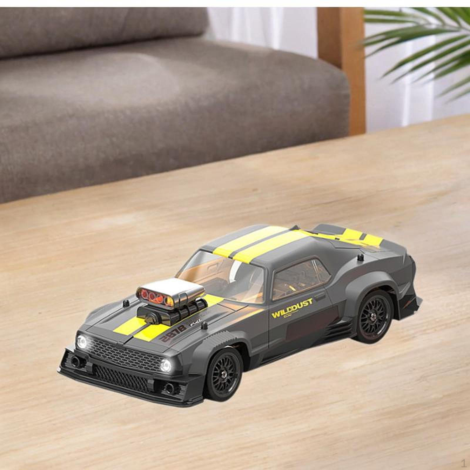 

1/16 RC Drift Car High Speed ​​Hobby Model Full Scale 4WD Remote Control Sports Vehicle для... Gray Yellow