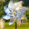 1-10pcs Sparkly Birds Deterrent Pinwheels Repeller Windmill Garden Lawn Laser Bird Repellent Reflective Pest Control Tools