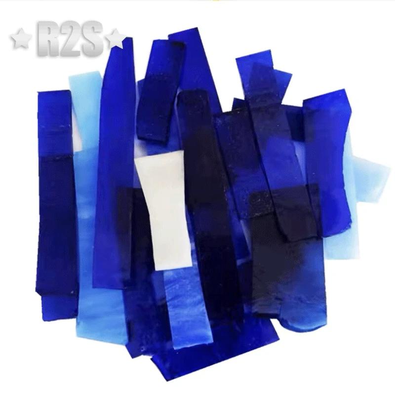 100g Mosaic Tiles Stained Glass Mosaic DIY Handmade Coaster Mosaic Puzzle Making Art Wall Decoration Supplies Mixed Arte