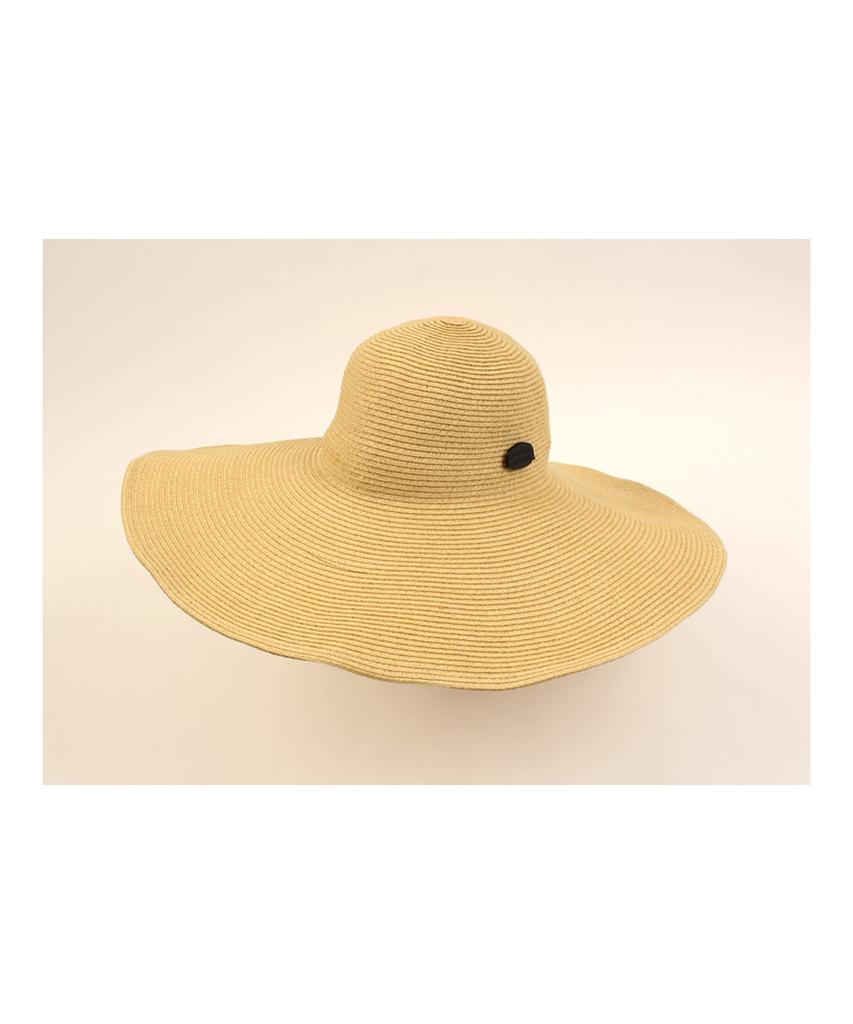 Yunibeosyeolkemiseuteuli Long Beige Wire Cloche Hat Bk Summer Fedora