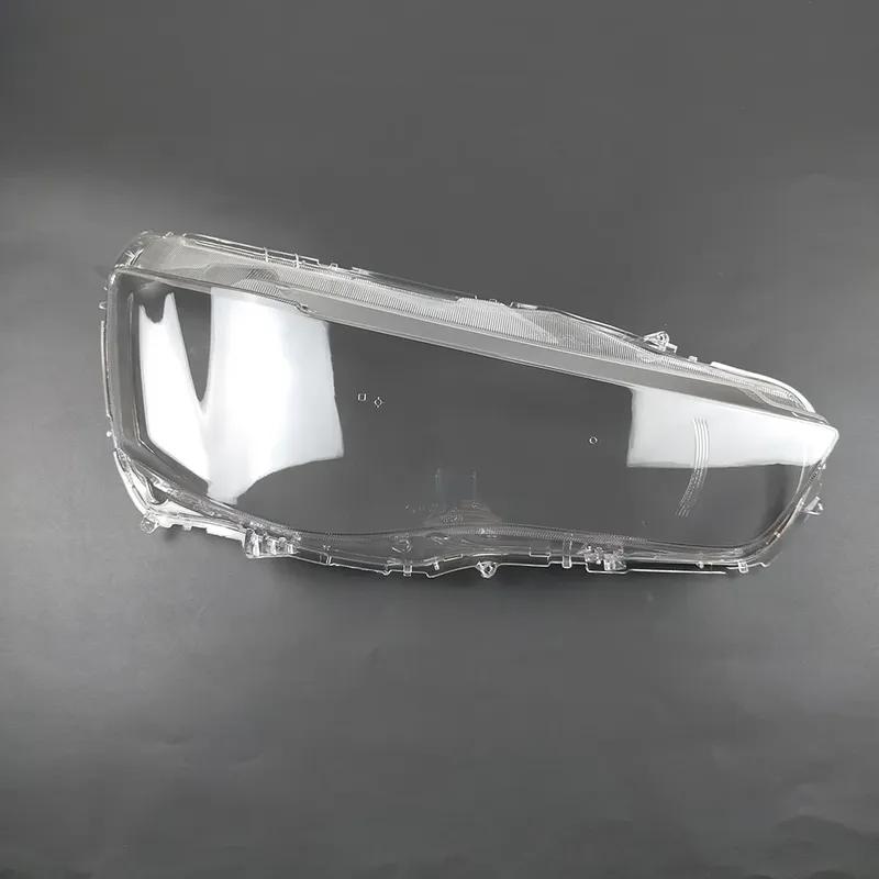 Car Front Lens Glass Light Lamp Headlamp Shell Transparent Lampshade Headlight Cover For Mitsubishi Outlander EX 2010 2011 2012
