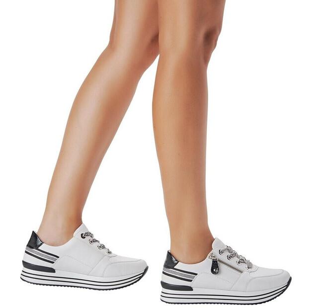 Women's Slip-ons Remonte Dorndorf Platform Sneakers White Black