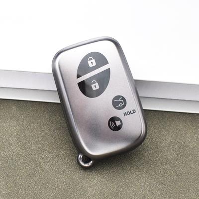 3/4 Buttons TPU Gun Grey For Lexus LS460 GS300 450h 460h IS250 IS300C RX270 ES240 ES350 CT200H GX400 GX460 Car Key Case Cover