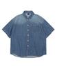 DISTN9NE One-Pocket Denim Short Sleeve Shirt Lq2Yu346_Indigo