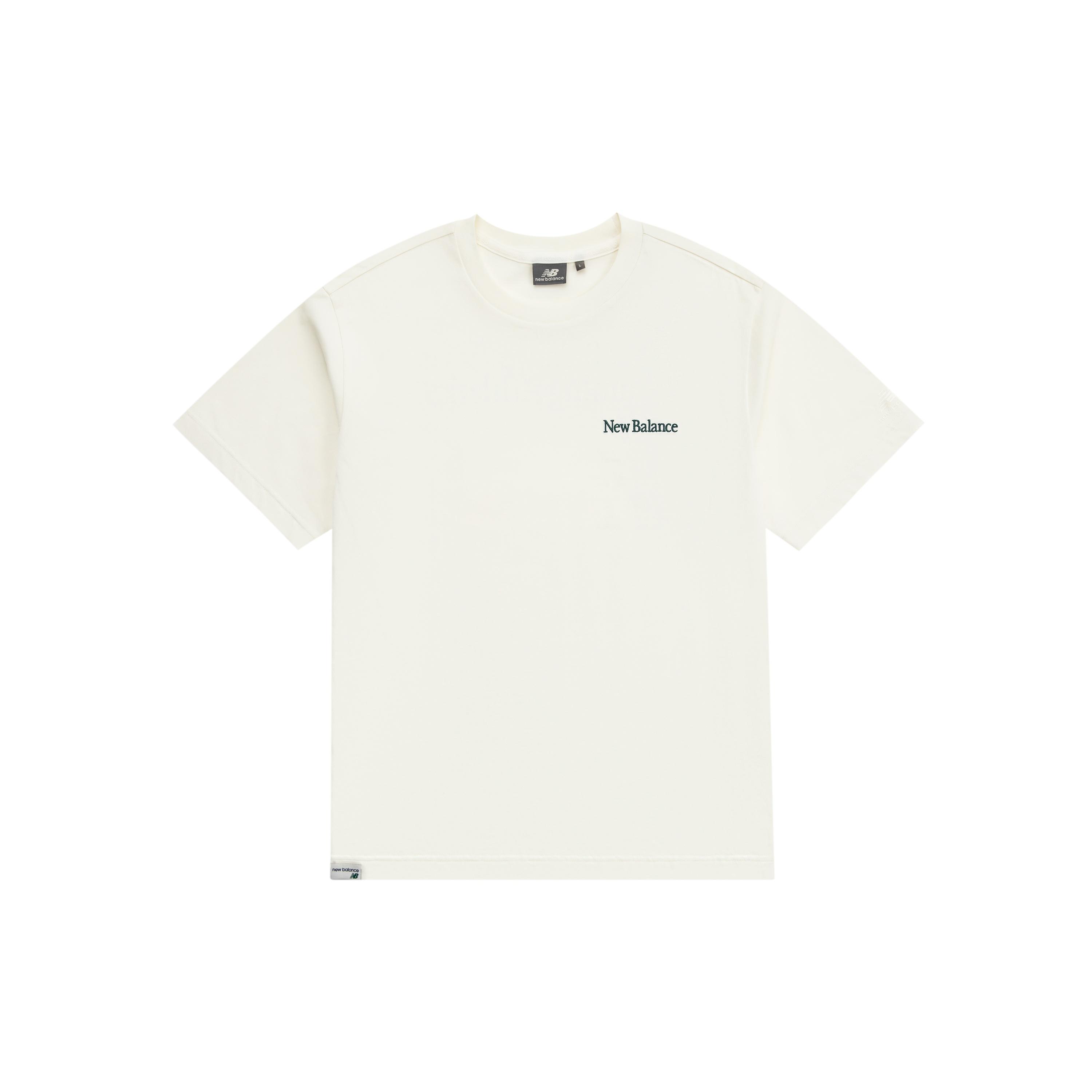 New Balance Casual T-Shirt Asia Sizing White Men s 5ED25433-IV XXL