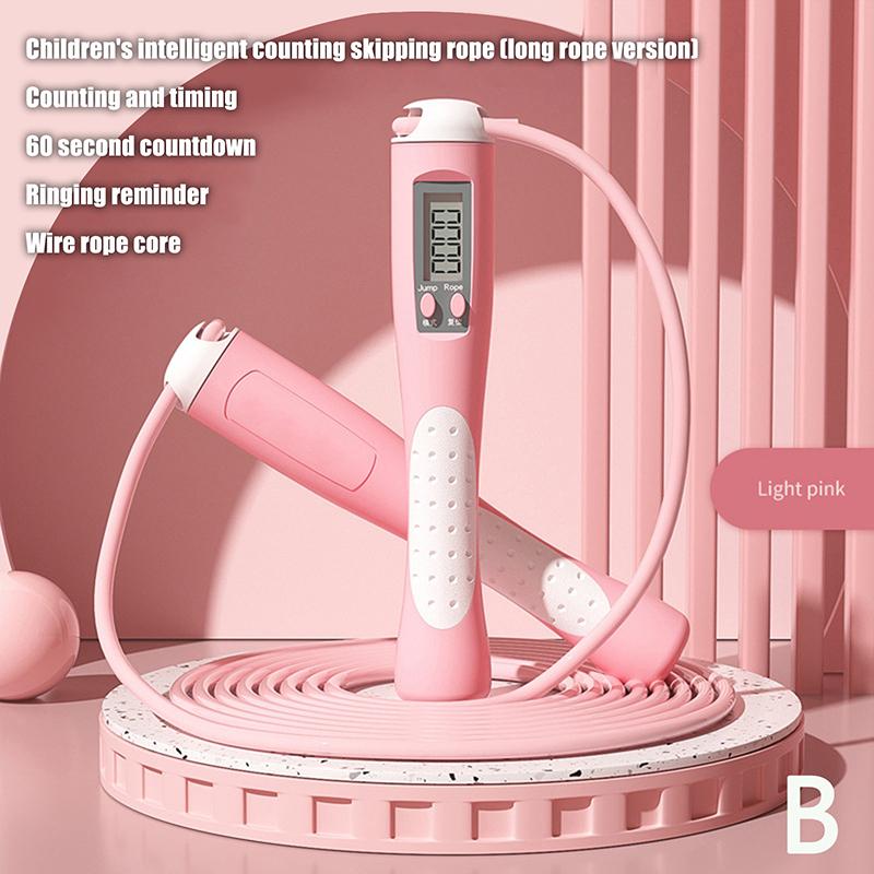 2.8M Digital Counting Jump Rope With Non-Slip Handle Adjustable Skipping Rope Jumping Rope With Counter For Kids Adults