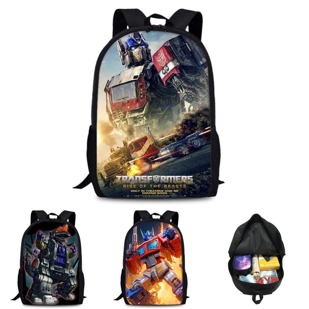 Transformers One 15-inch Durable Polyester Backpack For Students Unisex School Bag