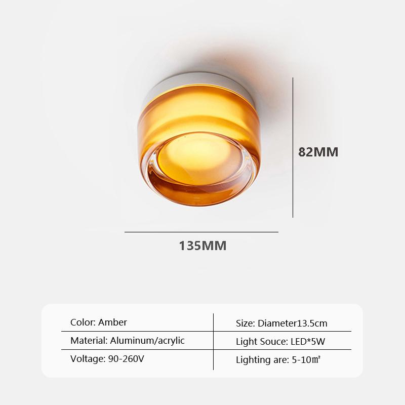 Nordic LED Ceiling lights Waterproof Wall lamp For  Bathroom Balcony Bedroom Entrance Indoor lighting Glass ceiling Lamp