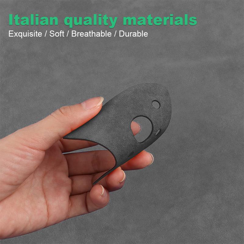 Italian Top Suede Steering Wheel Panel Trim Stickers for Tesla Model 3 Highland 2024-Up Decor Cover Car Interior Accessories
