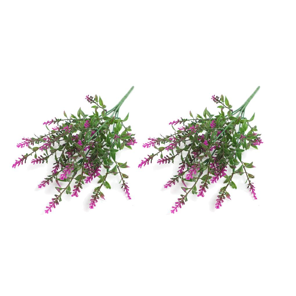 

2 шт. искусственный цветок лаванды 7 зубцов садовые растения букет принадлежности для вечеринки дома ваза реквизит для фотосъемки