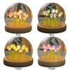 Artificial Tulip Flower Night Light Bedside Lamp Table Lamp Artificial Flower Lamp Bedroom Decor Christmas Birthday Gifts