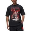 Jordan FW24 MJ PSG STMT SS GFX Comodo Pullover Sportivo Girocollo Manica Corta T-Shirt Uomo Top Nero Vela-Bianco FV7734-045