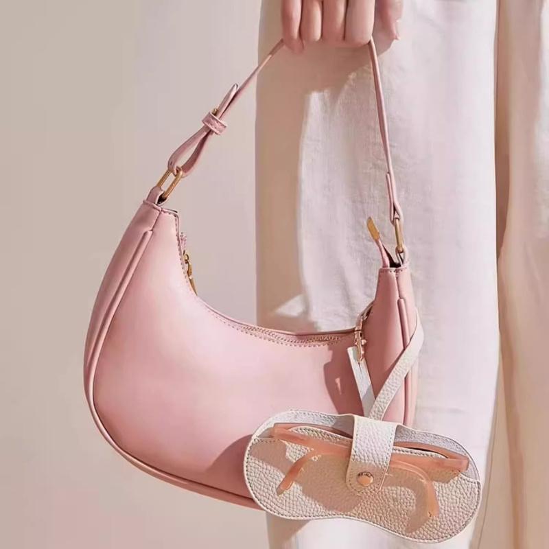 1pc 5 Colors Available glasses storage bag, Fashionable Lightweight Detachable Durable Eyeglass Case for All Seasons