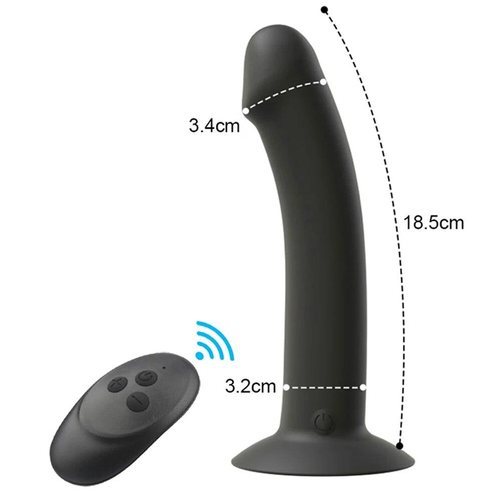 Anal Plug Prostate Massager Sex Products Wireless Remote Vaginal Stimulator With Sucker Silicone Dildo Sex Toys for Man Woman