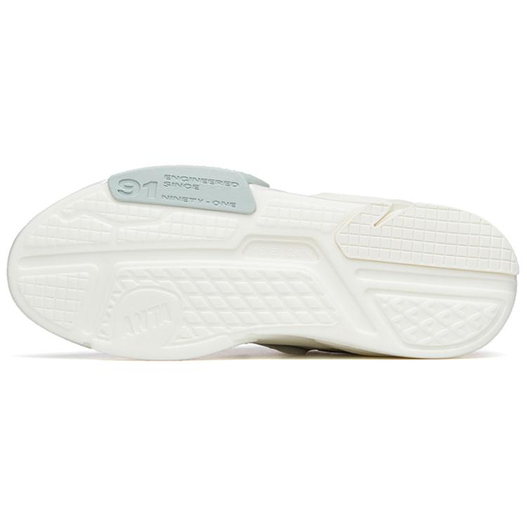 New Anta AT91 Low-Top Skateboard Shoes Women's White Gray 122218072-4