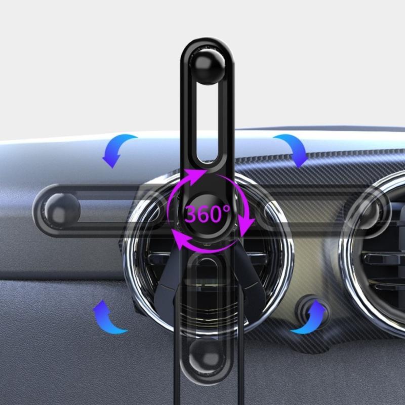 360°Rotating Adjustable 17mm Ball Joint Extension Arm for Car Air Vent GPS Mount Car Air Outlets Screen Dash Mobile Phone Holder