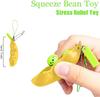 Fidget Toys Decompression Edamame Toys Squishy Squeeze Beans Keychain Cute Stress Adult Toy Rubber Girls Boys Xmas Gift