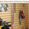 Stainless Steel Chainsaw Hook Holder Wall-Mounted Chainsaw Hanger Heavy Duty Shed Organizer Hook  for Garden and Workshop