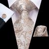 280 Styles Silk Mens Tie Pocket Square Hankerchief Cufflinks Wedding Set Prom