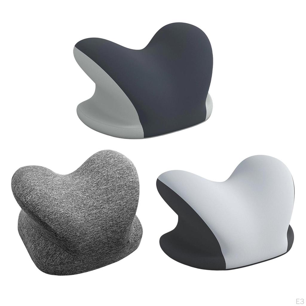 Memory Foam Reise-Nackenkissen Gesichtskissen Mehrzweck Schlafen Abnehmbarer Bezug Kopfstütze für Wohnheim