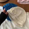 Hollow Flower Knitted Caps Hand-woven Beanies Cap Casual Sequin Crochet Hat  Spring Summer
