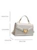 Trendy chain small square bag, Korean version, simple and fashionable, crossbody bag, shoulder bag, women's bag, casual and versatile