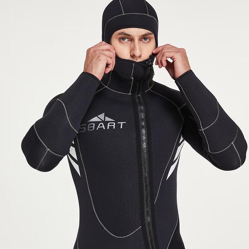 SBART 5mm Rubber Scuba Diving Wetsuit Set