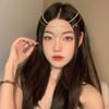 Forehead Ornaments Flower Hair Accessories Eyebrows Pendant Crystal Head Chain New Year Side Clip